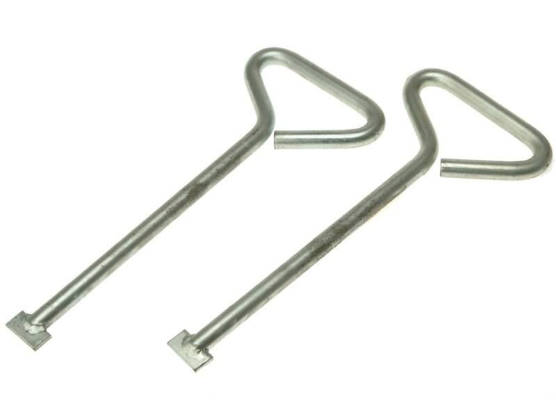 MONUMENT MLK12 Manhole Lifting Keys Pack Steel Zinc Plated Pack of 2