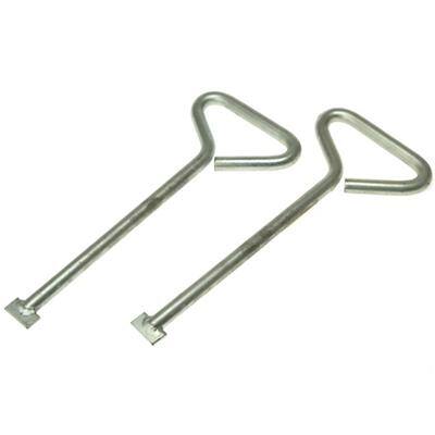 MONUMENT MLK12 Manhole Lifting Keys Pack Steel Zinc Plated Pack of 2