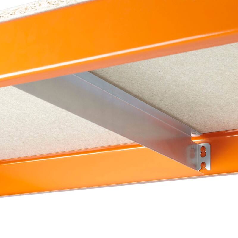 Bigdug Packing Workbench Big400 Steel Melamine 300 kg Blue and Orange 1677 x 1220 x 915 mm