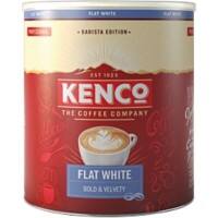 Kenco Flat White Instant Coffee Tin Bold & Velvety 1kg