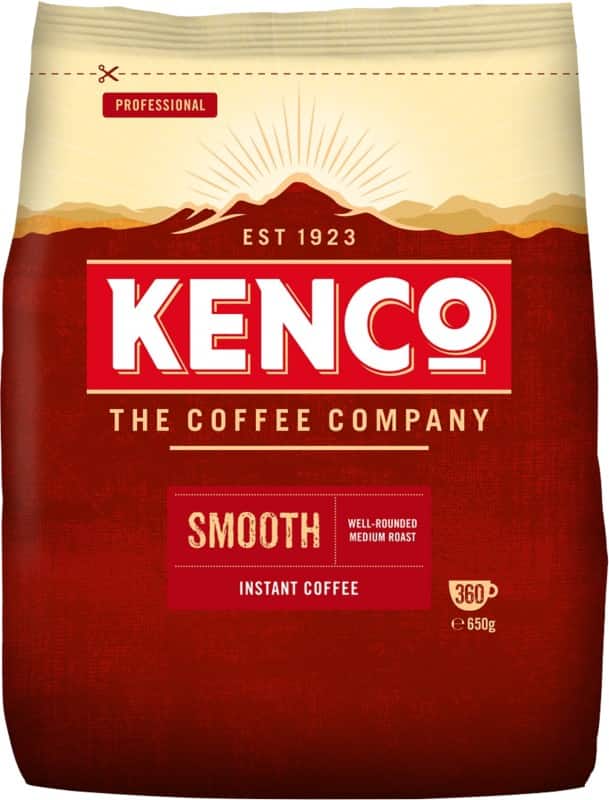 Kenco Caffeinated Instant Coffee Pouch Smooth 650 g