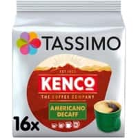 Tassimo Americano Decaffeinated Coffee Pods Pack of 16
