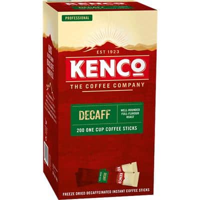 Kenco Freeze Dried Decaffeinated Instant Coffee Sachets Smooth 1.8 g Pack of 200