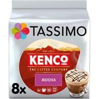 Tassimo Mocha Coffee Pods 8 Pieces of 26 g