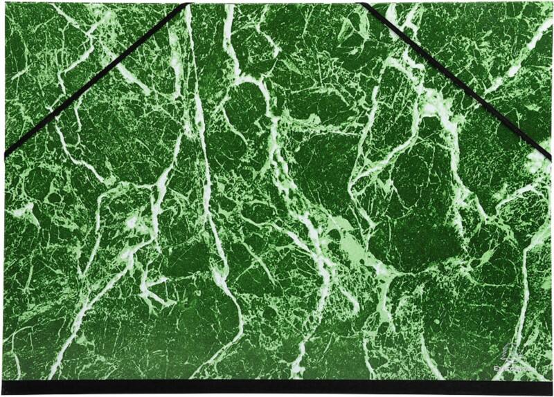 Exacompta Art Folder 635E Cardboard 370mm x 520mm Green Pack of 10