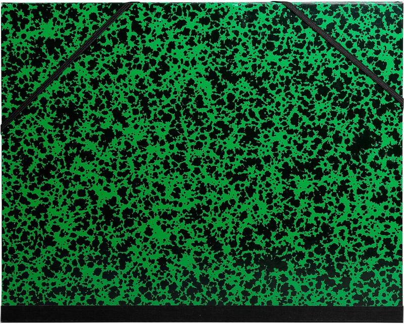 Exacompta Art Folder 542200E Cardboard 370mm x 520mm Green Pack of 10