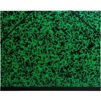 Exacompta Art Folder 542200E Cardboard 370mm x 520mm Green Pack of 10