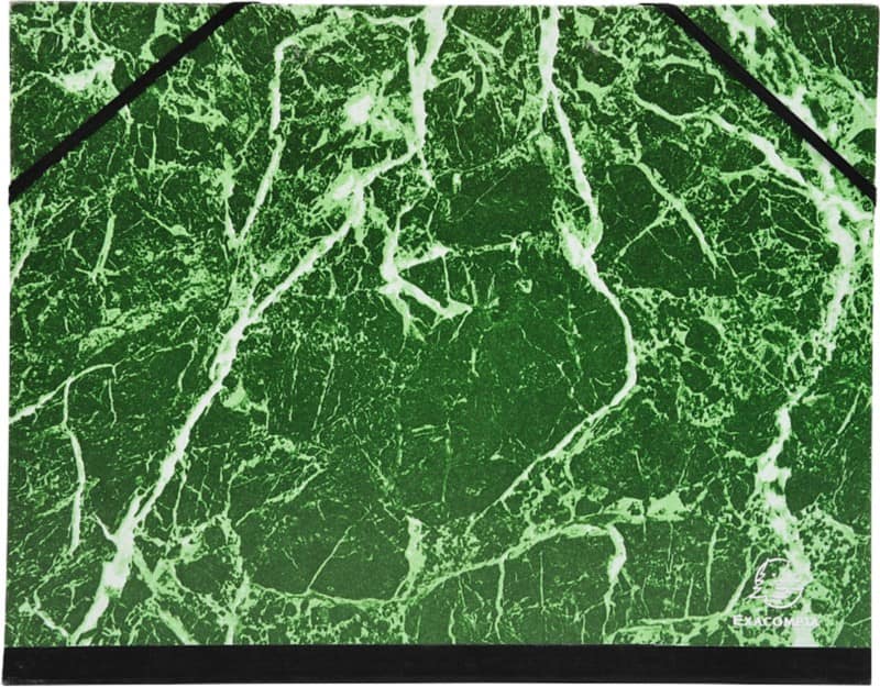 Exacompta Art Folder 628E Cardboard 280mm x 380mm Green Pack of 10