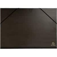 Exacompta Art Folder 548000E Cardboard 320mm x 450mm Black Pack of 10