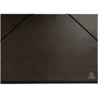 Exacompta Art Folder 548000E Cardboard 320mm x 450mm Black Pack of 10