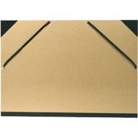 Exacompta Art Folder 544100E Cardboard 320mm x 450mm Brown Pack of 10