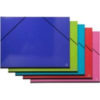 Exacompta Art Folder 25829E Cardboard 520mm x 720mm Assorted Pack of 5