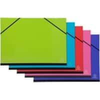 Exacompta Art Folder 25729E Cardboard A3 Assorted Pack of 5