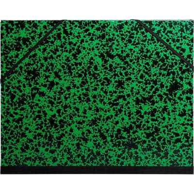 Exacompta Art Folder 542800E Cardboard 520mm x 720mm Green Pack of 5