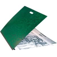 Exacompta Art Folder 542900E Cardboard 590mm x 720mm Green Pack of 5