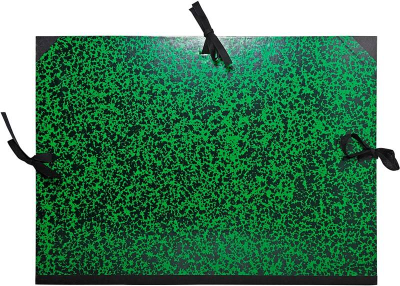 Exacompta Art Folder 532200E Cardboard 370mm x 520mm Green Pack of 5