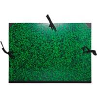 Exacompta Art Folder 532200E Cardboard 370mm x 520mm Green Pack of 5
