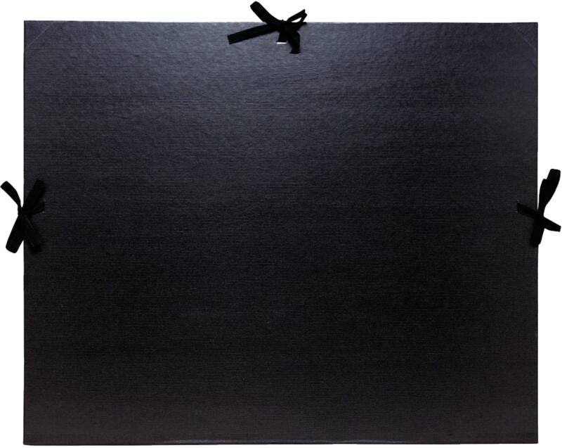 Exacompta Art Folder 25738E Cardboard A3 Black Pack of 5