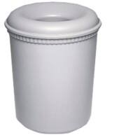 Exacompta Fire-Proof Waste Bin 15 L Stone Grey Pack of 3