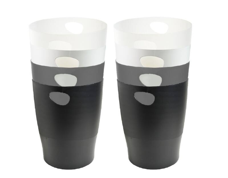 Exacompta Ecobin Waste Bin 15 L Assorted Pack of 8