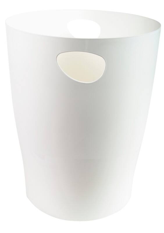 Exacompta Ecobin Waste Bin 15 L White Pack of 8