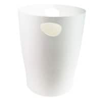 Exacompta Waste Paper Bin EcoBin 15L 26.3 x 26.3 x 33.5 cm White Pack of 8