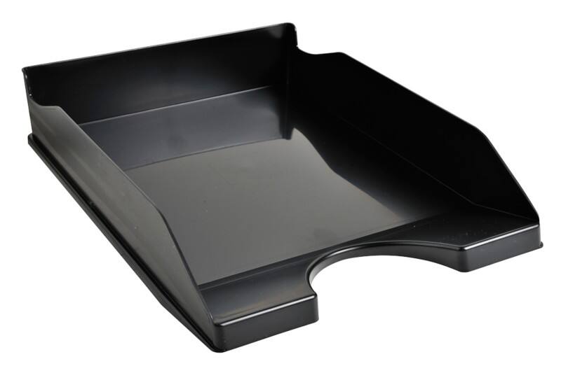 Exacompta Letter Tray 123014D EcoTray Black Pack of 10