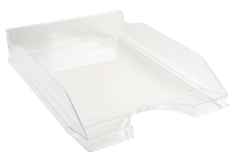 Exacompta Ecotray Letter Tray crystal Pack of 10