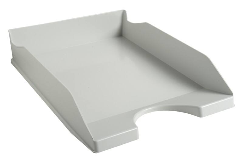 Exacompta Ecotray Letter Tray grey Pack of 10
