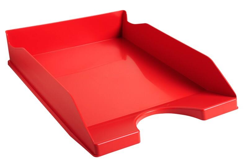 Exacompta Ecotray Letter Tray red Pack of 10