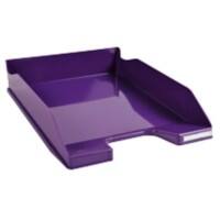 Exacompta Letter Tray Combo Midi Glossy Purple Pack of 6