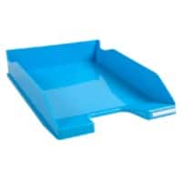 Exacompta Letter Tray Combo Midi Glossy Turquoise Pack of 6