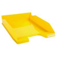 Exacompta Letter Tray Combo Midi Glossy Yellow Pack of 6