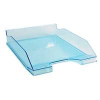 Exacompta Letter Tray Combo Midi 113236D Glossy Turquoise Pack of 6