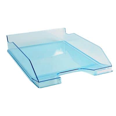 Exacompta Letter Tray Combo Midi 113236D Glossy Turquoise Pack of 6