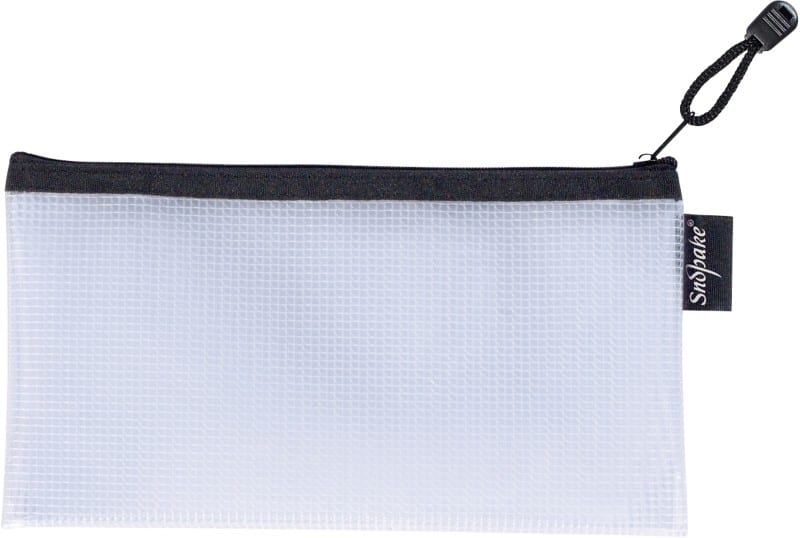 Snopake Zip Lock Bags Eva Mesh EVA (Ethylene-Vinyl Acetate) 24 (W)13 (H) cm Black, Transparent Pack of 3