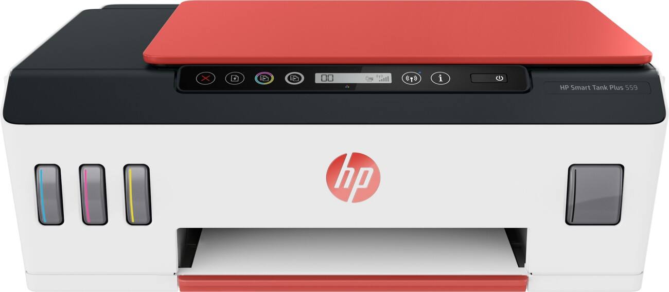 HP Smart Tank Plus 559 Colour Inkjet All-in-One Printer A4 Red, White ...