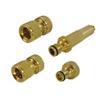 Faithfull Brass Nozzle and Fittings Kit 12.5mm (1/2in) Pack of 4