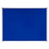 Bi-Office Earth Notice Board Wall Mounted Felt 180 (W) x 120 (H) cm Medium-Density Fibreboard Blue