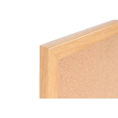 Bi-Office Earth Notice Board Non Magnetic Wall Mounted Cork 180 (W) x 120 (H) cm MDF (Medium-Density Fibreboard) Brown