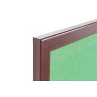 Bi-Office Earth Prime Felt Noticeboard Non Magnetic Wall Mounted 240 (W) x 1.9 (D) x 120 (H) cm MDF (Medium-Density Fibreboard) Green