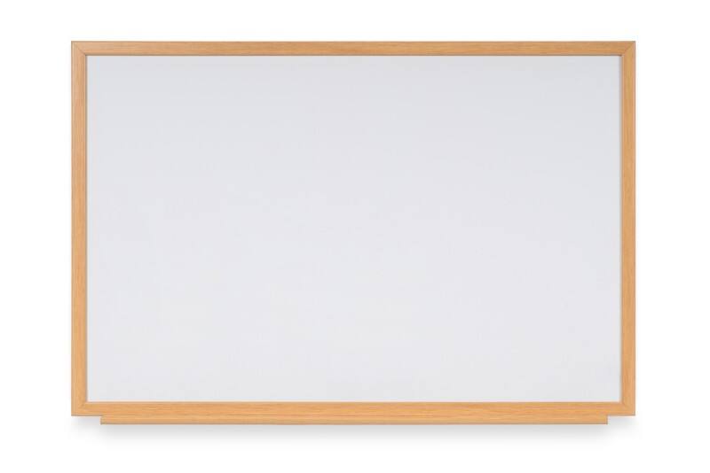 Bi-Office Earth Executive Whiteboard Wall Mounted Melamine Single Sided 90 (W) x 60 (H) cm