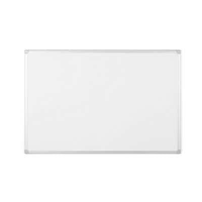 Bi-Office Earth Whiteboard Wall Mounted Non Magnetic Melamine Single 90 (W) x 60 (H) cm