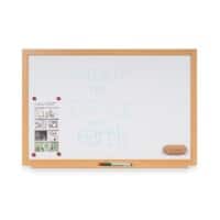 Bi-Office Earth Whiteboard Wall Mounted Magnetic Ceramic Single Sided 90 (W) x 60 (H) cm