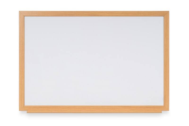 Bi-Office Earth Whiteboard Wall Mounted Melamine Single Sided 120 (W) x 90 (H) cm