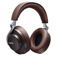 Shure Wireless Headphones AONIC 50 Over-the-Head Bluetooth Sound Isolating With Microphone Dark Brown