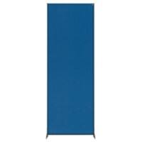 Nobo Freestanding Room Divider Screen Impression Pro 600mm x 1800mm x 300mm Felt, Metal Blue