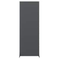 Nobo Freestanding Room Divider Screen Impression Pro 600mm x 1800mm x 300mm Felt, Metal Grey