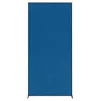 Nobo Freestanding Room Divider Screen Impression Pro 800mm x 1800mm x 300mm Felt, Metal Blue