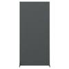 Nobo Freestanding Room Divider Screen Impression Pro 800 x 1800 x 300mm Felt, Metal Grey